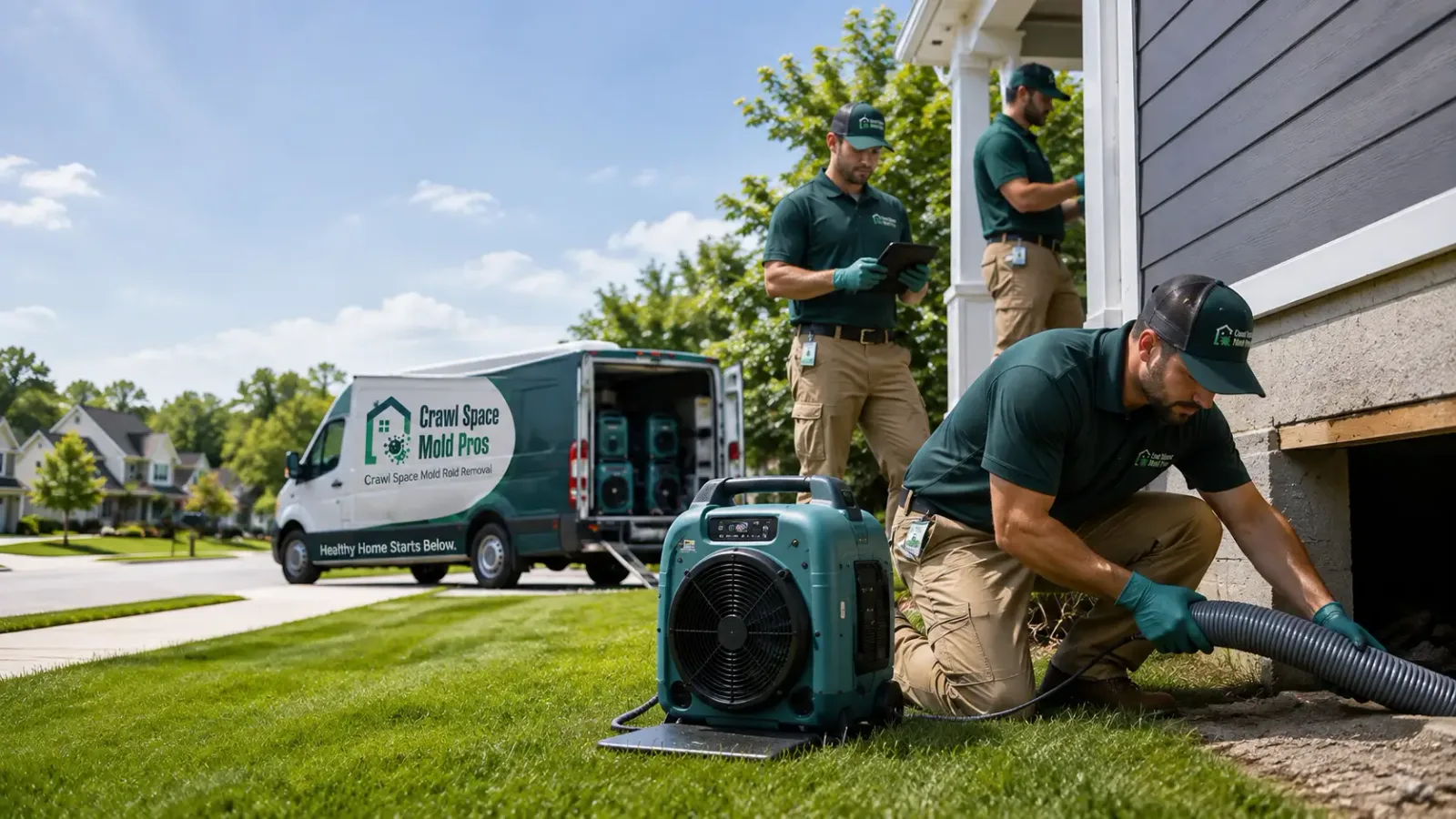 Crawl Space Mold Removal in De Tour Village, MI